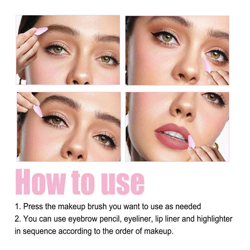 4-in-1 Makeup Pen -Beauty Tool for Eyes, Lips, Brows, and Highlighting
